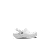 Crocs Girl's Classic Clog Kids Light White | Size: 1 Crocs White 1