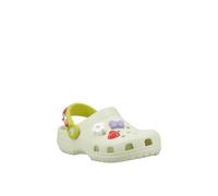 Crocs Girl's Classic Fun Lab Friendship Bracelet Clog in Green | Size: Infant 4 Crocs Green Infant 4