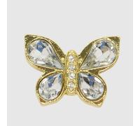Crocs Gold Jibbitz Gem Butterfly One Size