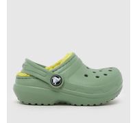 Crocs Green Classic Lined Clog Boys Toddler Sandals UK 5 (EU 21)