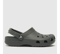 Crocs Grey Classic Clog Youth Sandals UK 6 (EU 38)