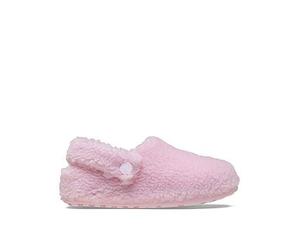 Crocs Infant / Junior Classic Cozzzy Slippers, Pink, Size 10 Younger Pink