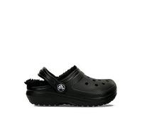 Crocs Infant / Junior Classic Lined Clog - Black, Black, Size 8 Younger Black