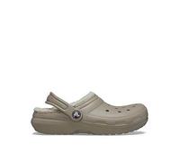 Crocs Infant / Junior Classic Lined Clog - Grey, Grey, Size 5 Younger Grey
