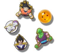 Crocs Jibbitz Cartoon Character Shoe Charms, Dragon Ball Z, 5 Pack