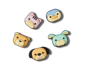 Crocs Jibbitz Charms, 3D Animal Friends 5 Pack