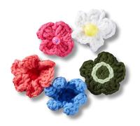 Crocs Jibbitz Charms, Crochet Floral Mix 5 Pack