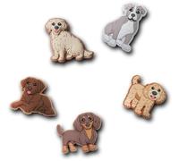 Crocs Jibbitz Charms,Doggie Doodle 5 Pack