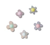 Crocs Jibbitz Charms,Iridescent Flowers 5 Pack