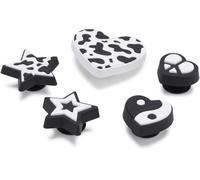 Crocs Jibbitz Charms, Mono BnW 5 Pack