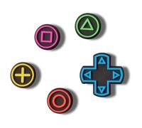 Crocs Jibbitz Packs for Shoes, and Sandals - Beautiful Accessory, Colorful Charms, and Constructed with Synthetic Material, Game Controller, Pack Of 5