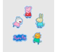 Crocs Jibbitz Peppa Pig 5 Pack in Pink & Blue One Size