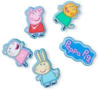 Crocs Jibbitz Charm Peppa Pig, 5 Pack in Pink, Plastic | Charlies
