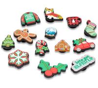 Crocs Jibbitz Shoe Charms, Christmas and Winter Holidays Collection Multi Pack, Holiday Favorites, 13 Pack