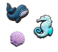 Crocs Jibbitz Shoe Charms - Wild Animal Multi Pack, Charms for Girls and Boys, Under The Sea, Pack Of 3