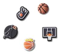 Crocs Jibbitz Sports & Interests, Basketball Team, Pack Of 5