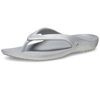 Crocs Women’s Kadee II Flip Flops, Sandals for Women, Silver, 4 UK