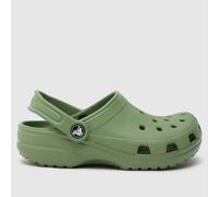 Crocs Khaki Classic Clog Junior Sandals UK 11 (EU 29)