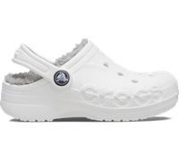 Crocs Unisex Kids Baya Lined K Clog, White Light Grey, 12 UK