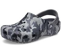 Crocs Kids Classic Camo Clog K Black/Grey Croslite 2 UK Child