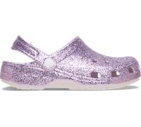 Crocs | Kids | Classic Chunky Glitter | Clogs | Grape Ice | J2