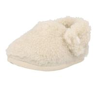 Crocs Kids Classic Cozzzy Fur Slippers Beige