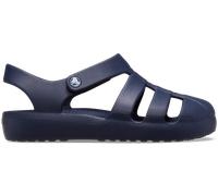 Crocs Unisex-Child Classic Fisherman Sandal, Kids and Toddler Sandals, Navy, 13 UK Child