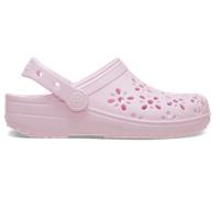 Crocs Unisex Kids Classic Floral Cut Out K Clog, Pink Milk, 5 UK