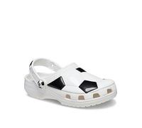 Crocs Kids Classic Football Clog, White, Size 6 Older White