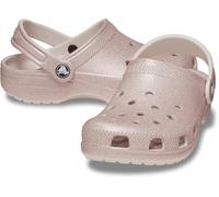 Crocs Kids' Classic Glitter Clog Quartz Glitter Size 11 UK Child