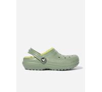 Crocs Kids Classic Lined Clog in Green - Green - EU 30 - 31 UK 13 US 13