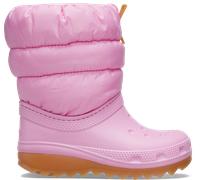 Crocs | Kids | Classic Neo Puff Boot | Boots | Pink Tweed / Gum | C13