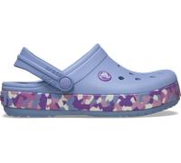 Crocs | Kids | Crocband Glow Confetti Band | Clogs | Blue Haze/Multi | J4