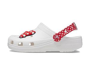 Crocs Kids' Disney Minnie Mouse Classic Clog, White red, 33 EU