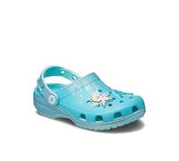 Crocs Kids Frozen Elsa Classic Croc, Blue, Size 1 Older Blue