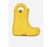 Crocs Childrens Unisex Handle It Rain Boot - Yellow Rubber - Size UK 3 Infant