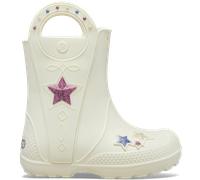 Crocs | Kids | Handle It Western Metallic Boot | Boots | Summit White | J5