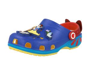 Crocs Kids Snow White Classic Clog Sunshine with 8 Jibbitz Charms Red Glitter