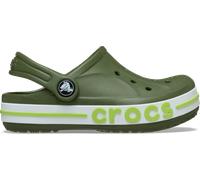 Crocs | Kids | Toddler Bayaband | Clogs | Army Green/Lime Punch | C8