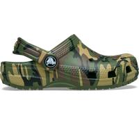 Crocs Unisex Kids Clog, Classic Camouflage Clog, Army Green/Multi, 7 UK Child