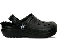 Crocs Unisex Kids Clog, Classic Lined Clog T, Black/Black, 4 UK Child