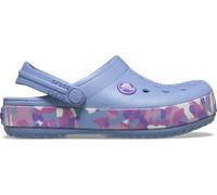 Crocs | Kids | Toddler Crocband Glow Confetti Band | Clogs | Blue Haze/Multi | C4