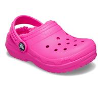 Crocs Kids Unisex Classic Lined Thermoplastic Kid's Pink Crush Clogs - Size UK 3