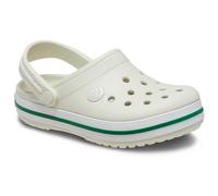 Crocs Kids Unisex Crocband Thermoplastic Linen Loafers - White - Size UK 6