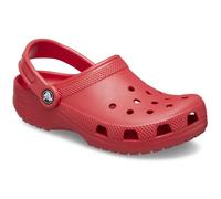 Crocs Kids Unisex Toddler Classic Croslite Rubber Varsity Red Loafers Resin - Size UK 10
