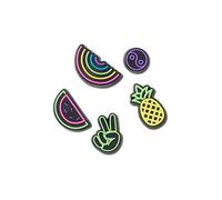 Crocs Unisex's LED Fun 5 Pack Shoe Charms, One Size