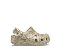 Crocs Littles Chunky Glitter, Beige, Size 2 Younger Beige