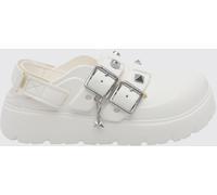 Crocs Loaferette Studded EVA Slingback Mules with Strap - Size: 7 - female