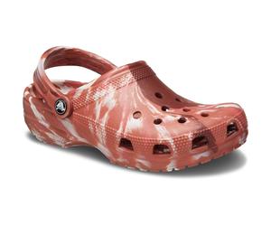 Crocs Marble Synthetic Dark Clay/Multi Clogs UK 6