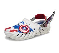 Crocs Unisex-Adult Marvel Captain America Echo Clog, White, 7 UK Men / 8 UK Women
